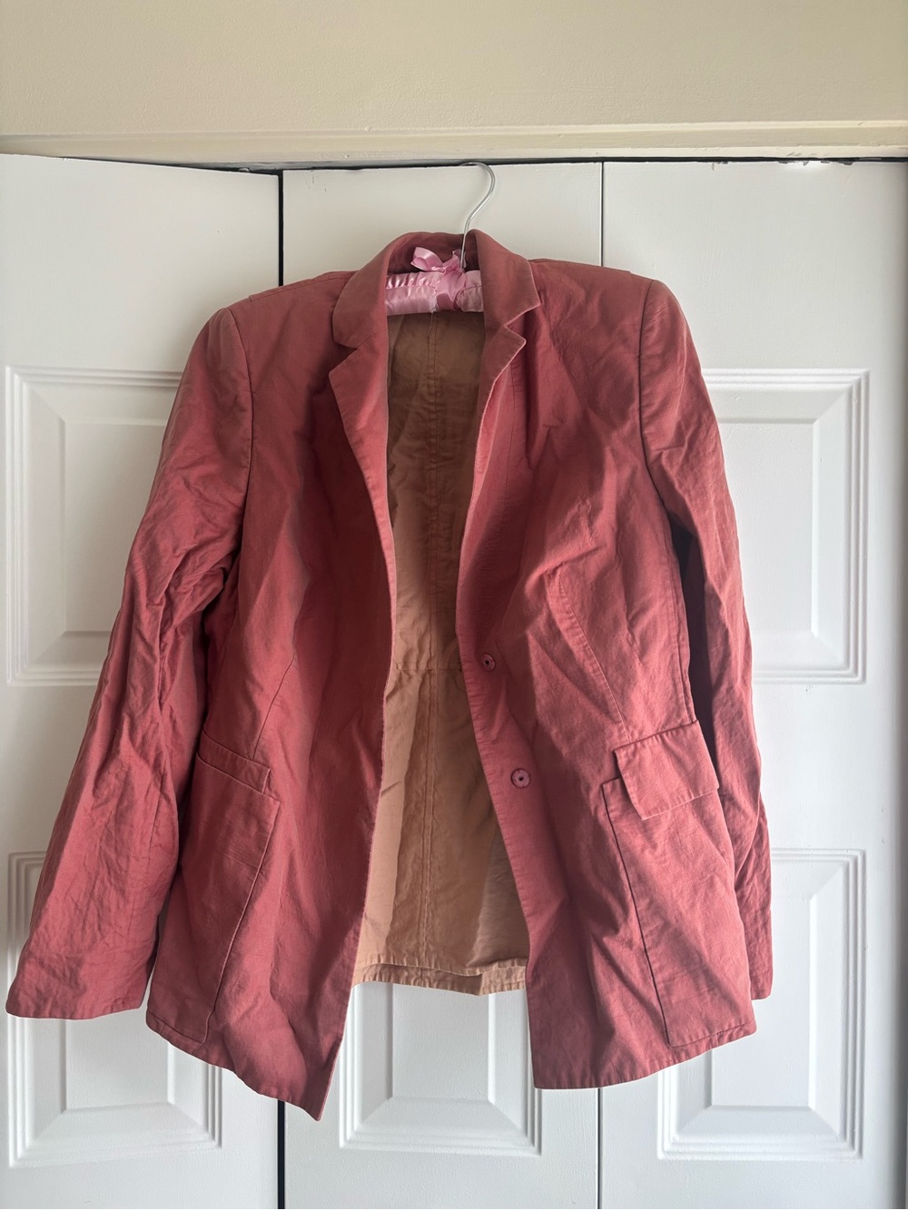 Akris Dusty Rose Single-Button Blazer